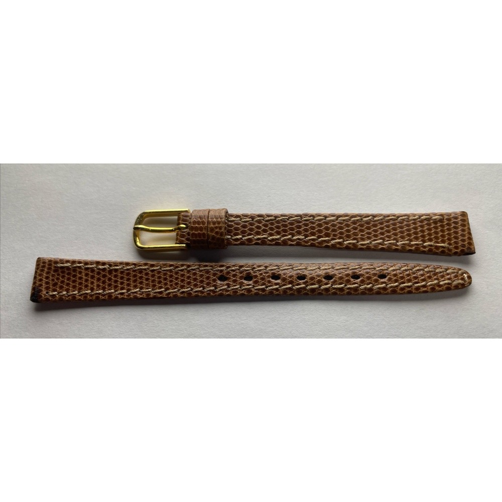 10mm Debeer Genuine Lizard Watch Band Brown